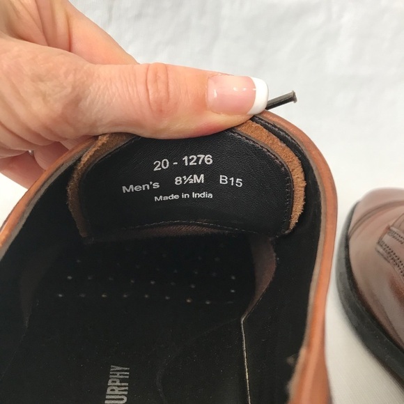 Johnston & Murphy Sheepskin Tabor Cap Toe Shoes main image 12